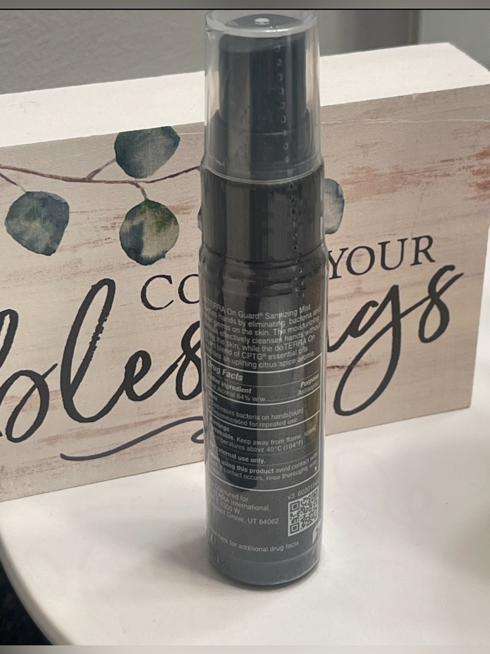 Never opened! Still has plastic seal! DoTERRA OnGuard Hand Sanitizer mist! - Picture 3 of 5